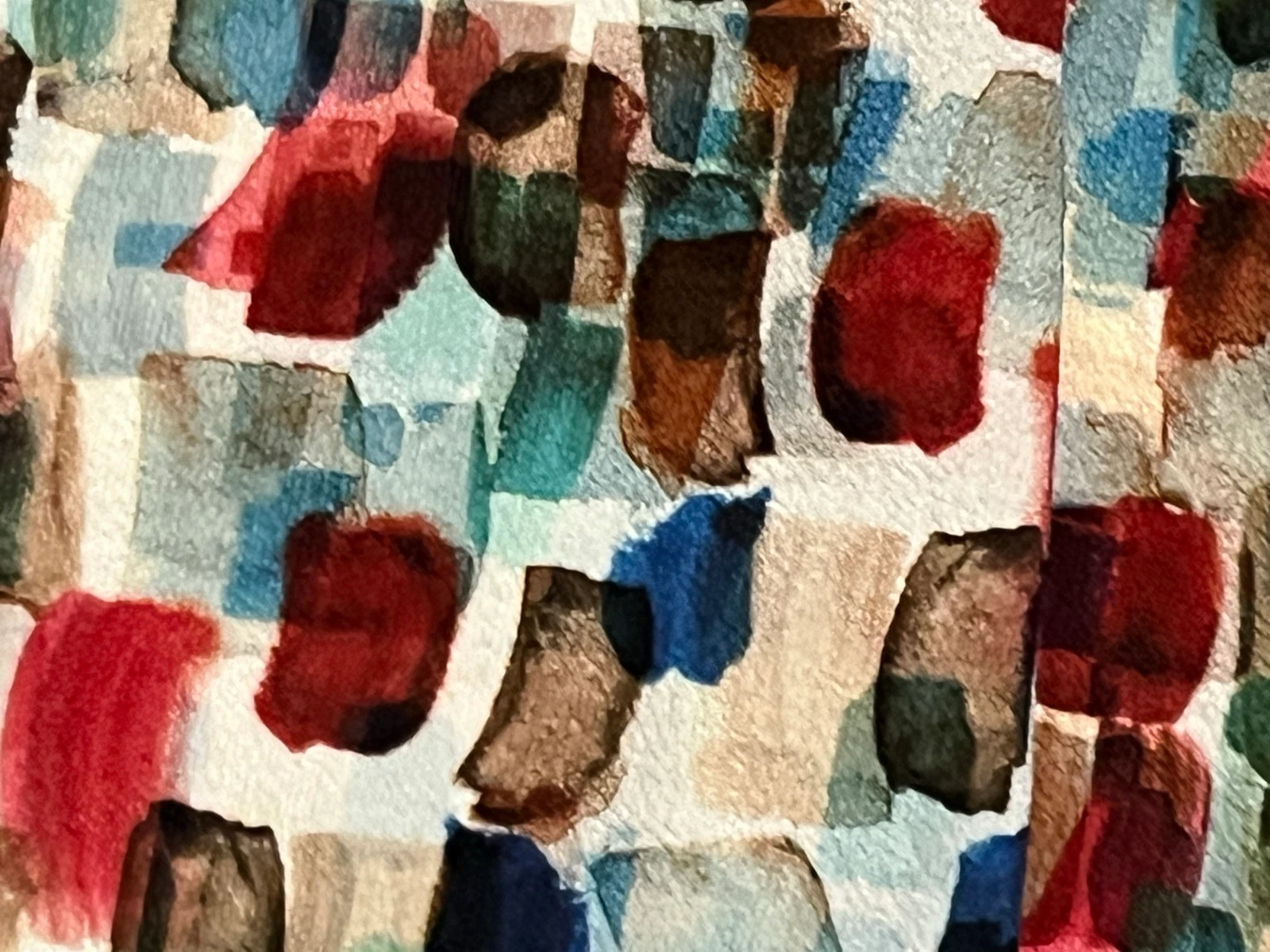 Vestido crepe estampado multicolor  – photo 4